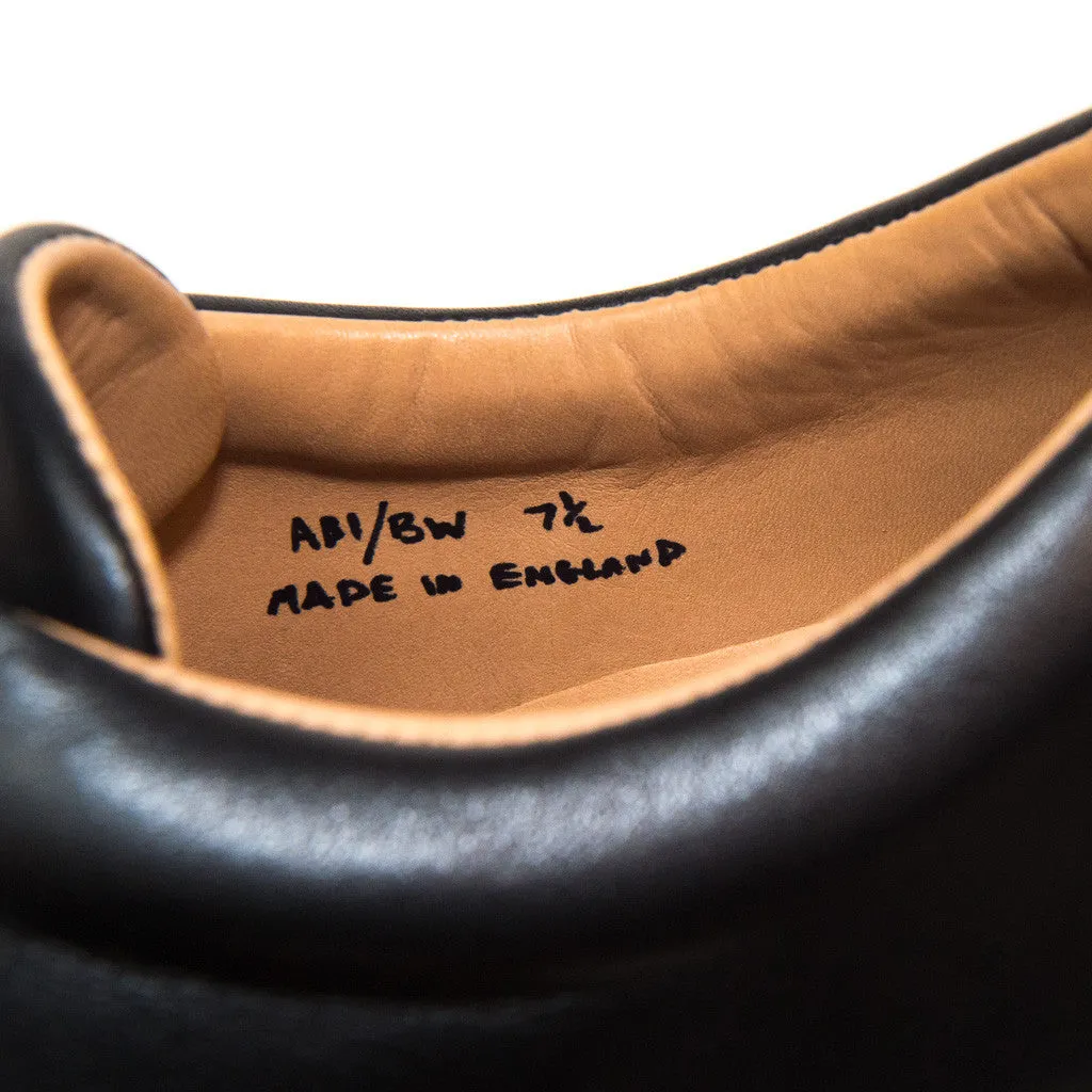 ABINGTON TOE CAP SNEAKER - BLACK BLACK