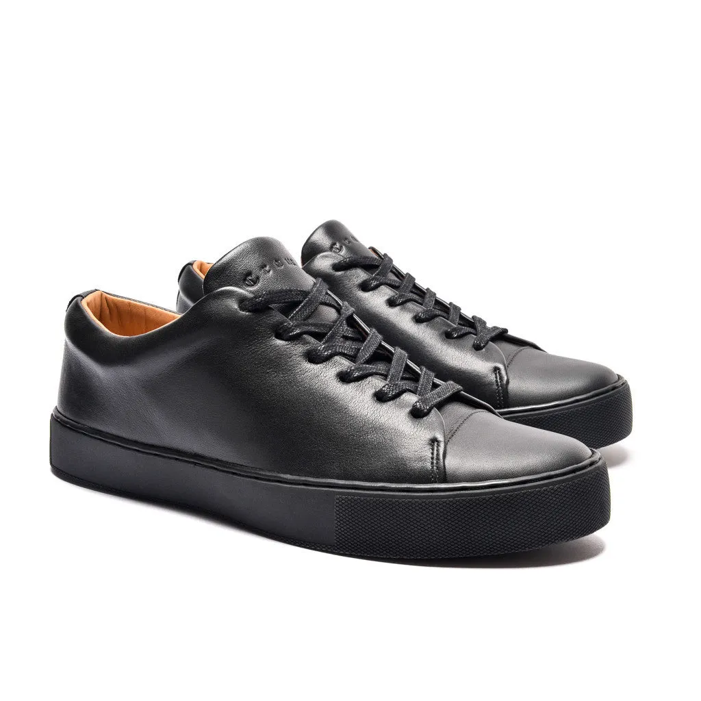 ABINGTON TOE CAP SNEAKER - BLACK BLACK