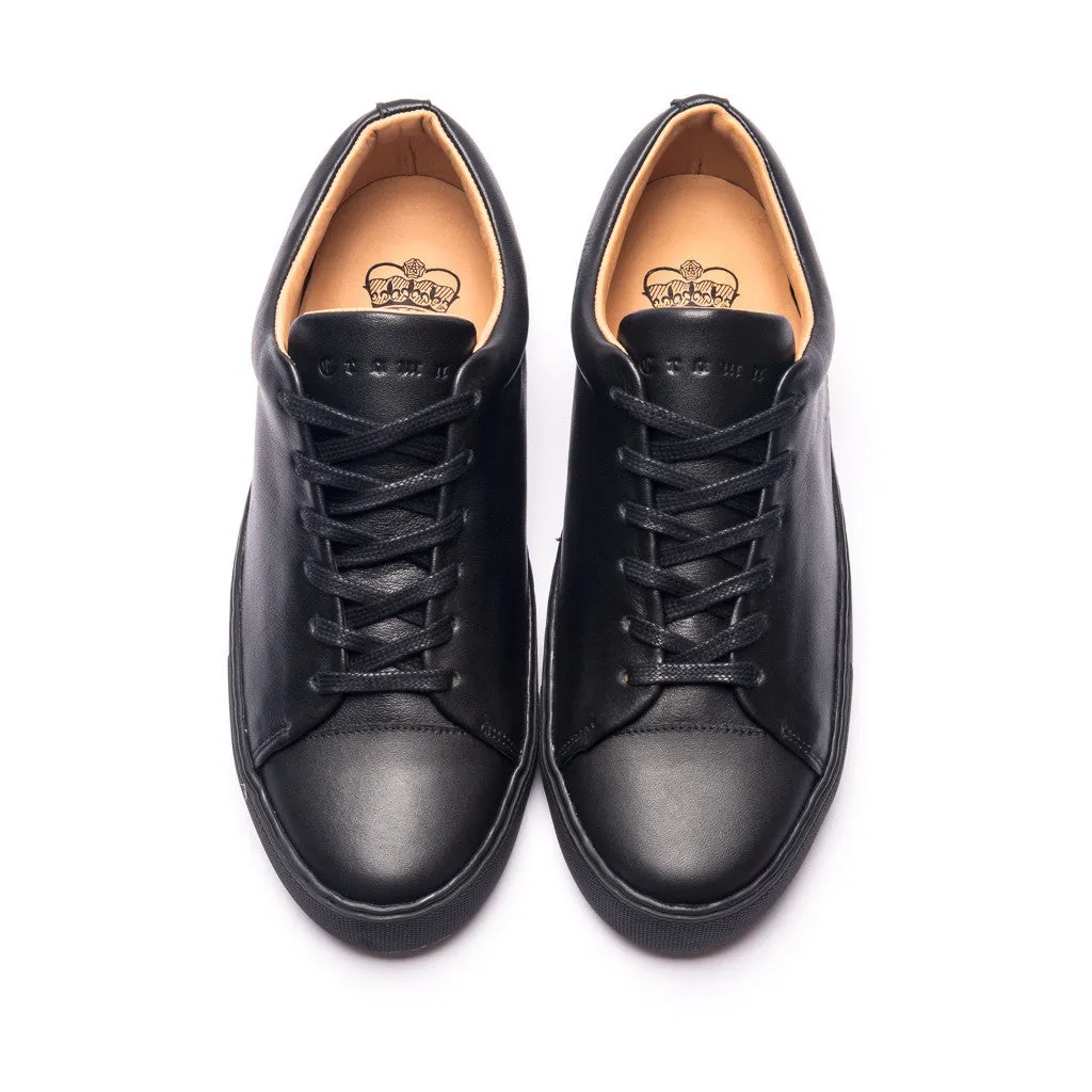 ABINGTON TOE CAP SNEAKER - BLACK BLACK