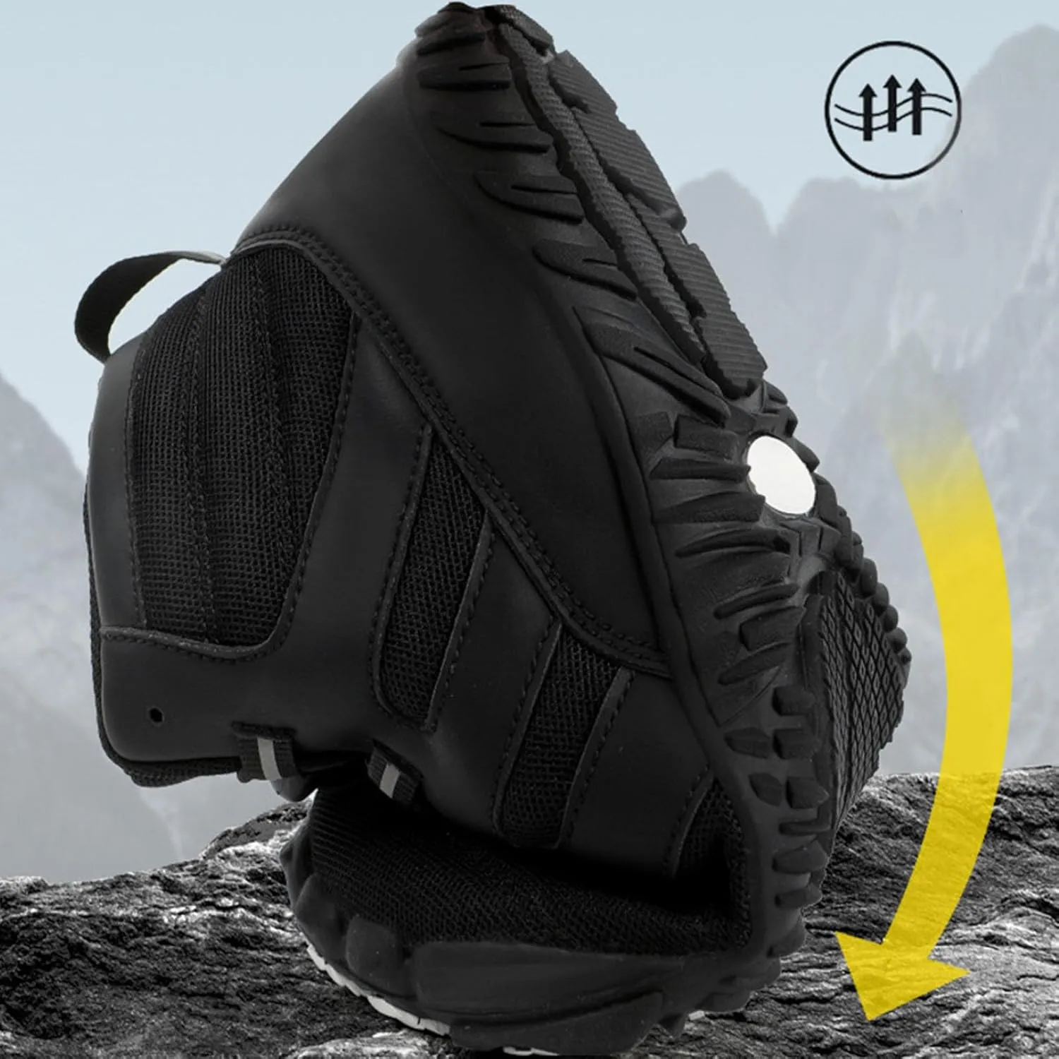 Arch Support Non Slip Minimalist Shoes for Men Lightweight Breathable Slip On Running Shoe Memory Foam Sneaker