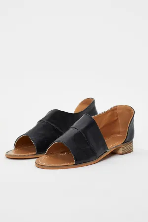 Black Side Cut Out Flats