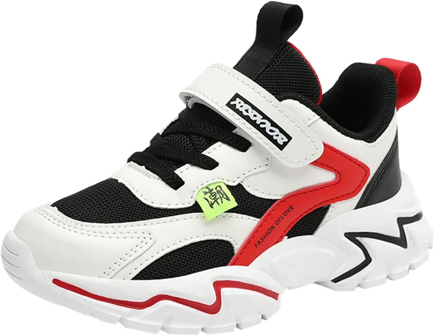 Boys Girls Sneakers Kids Lightweight Breathable Adjustable Athletic Running Shoes for Athletic Shoes Youth Boys