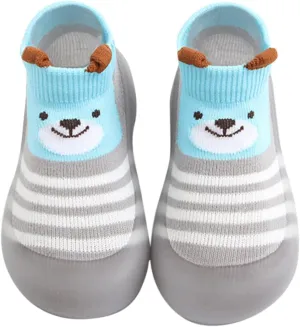 Children Todller Shoes Baby Boys and Girls Non Slip Flat Socks Shoes Lightweight Comfortable Cute Baby Walking Shoe