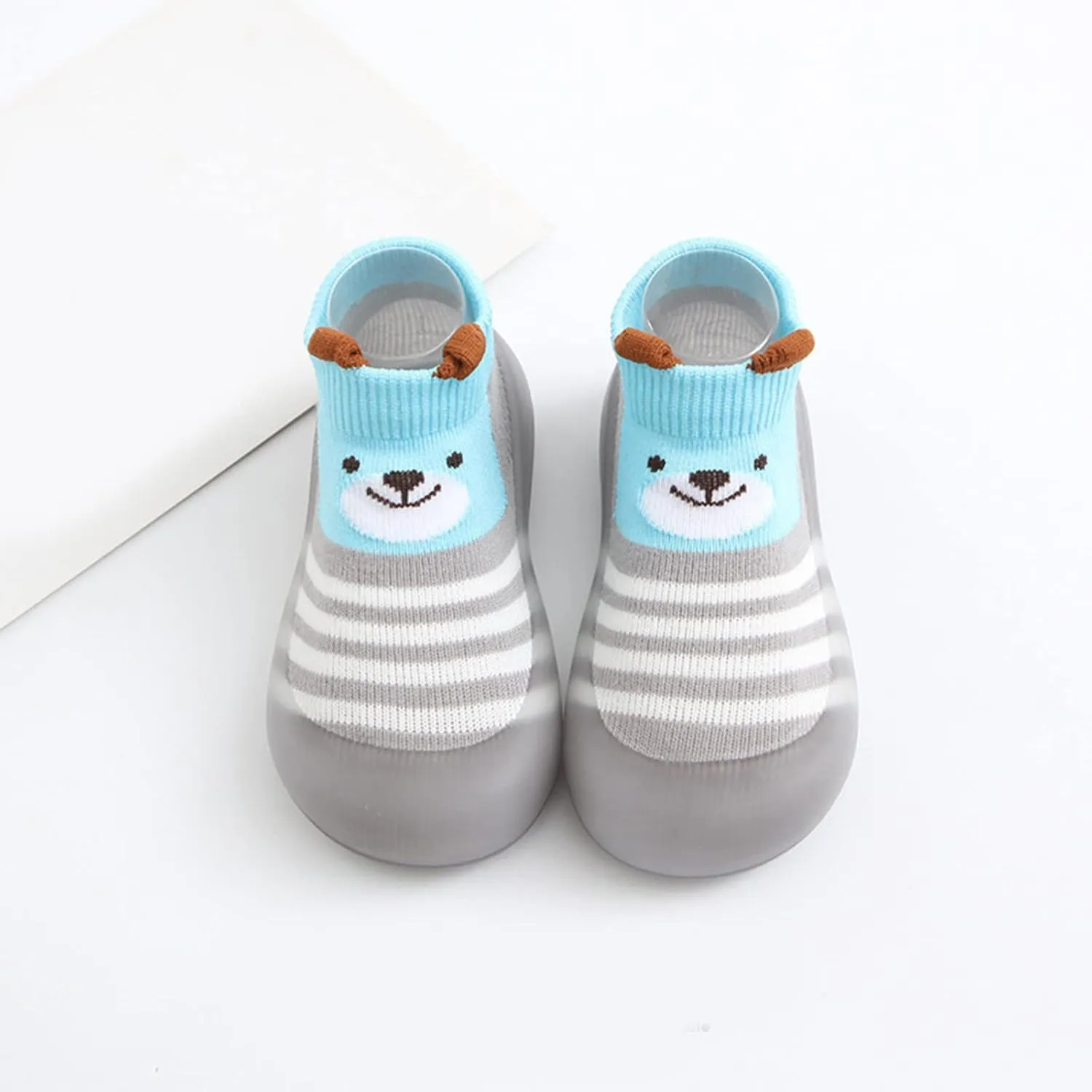 Children Todller Shoes Baby Boys and Girls Non Slip Flat Socks Shoes Lightweight Comfortable Cute Baby Walking Shoe