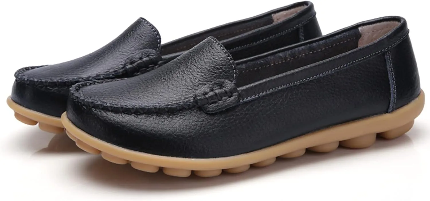 CsgrFagr Fashion Womens Breathable Lace Up Shoes Flats Casual Shoes Casual Training Shoes (Black, 7.5)