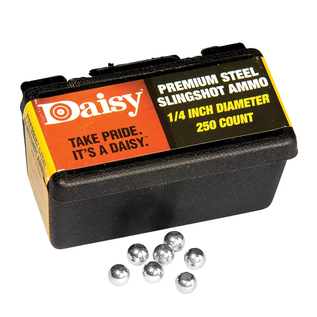 Daisy PowerLine Steel Slingshot Ammo (1/4-Inch)