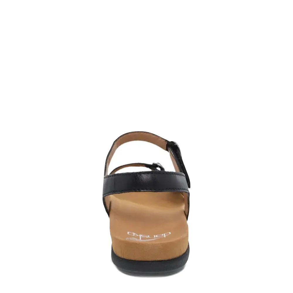 Dansko Women's Judith Leather Sandal in Black