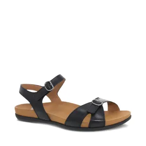 Dansko Women's Judith Leather Sandal in Black
