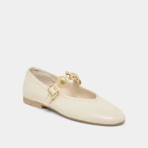Dolce Vita Relan Ballet Flats Off White Leather
