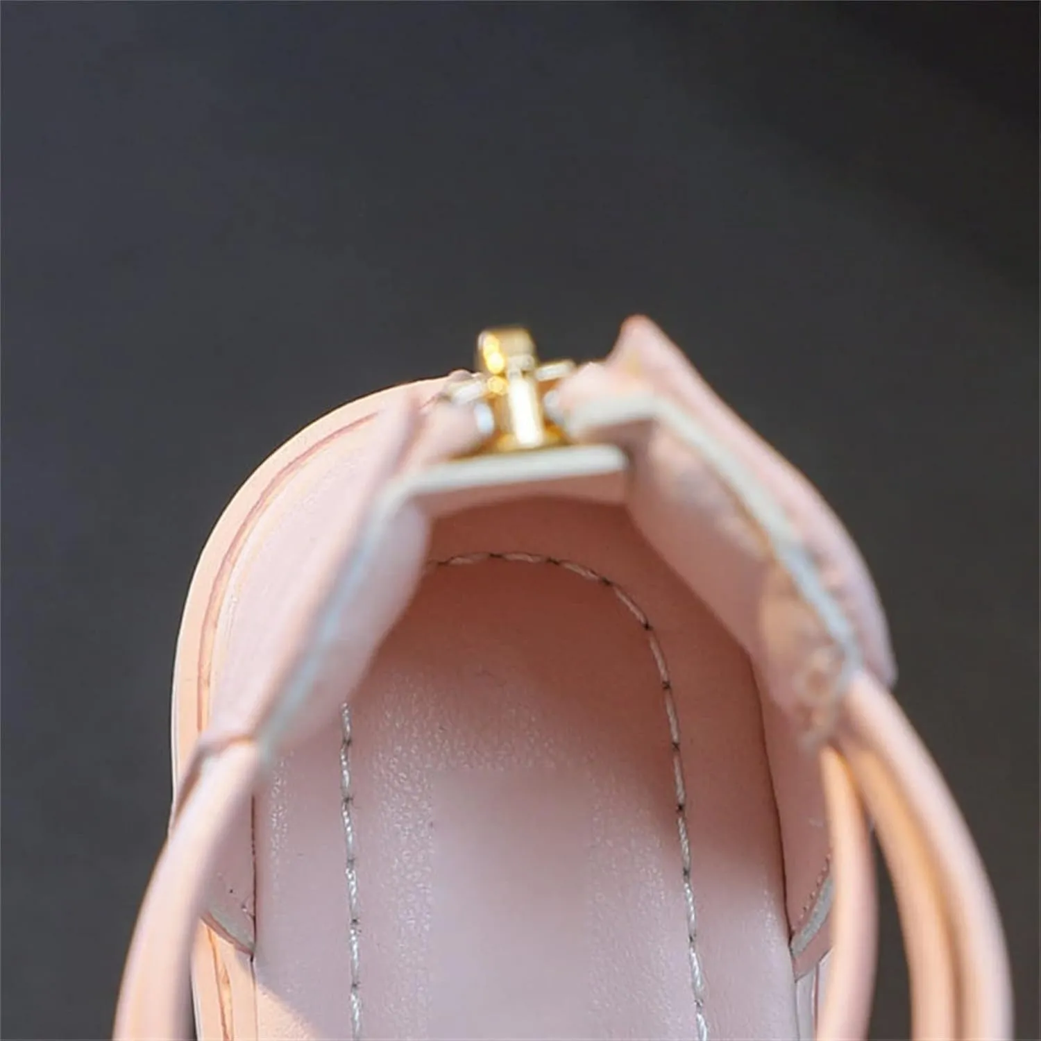 Girls Floral Roman Sandals Kids Open Toe Ankle Strap Flat Sandals with Heel Zipper Birthday Party Holiday Shoes