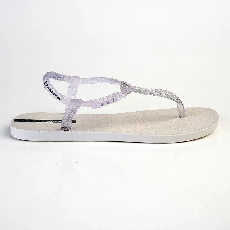 Ipanema Lux Flat Sandal - Grey/Silver