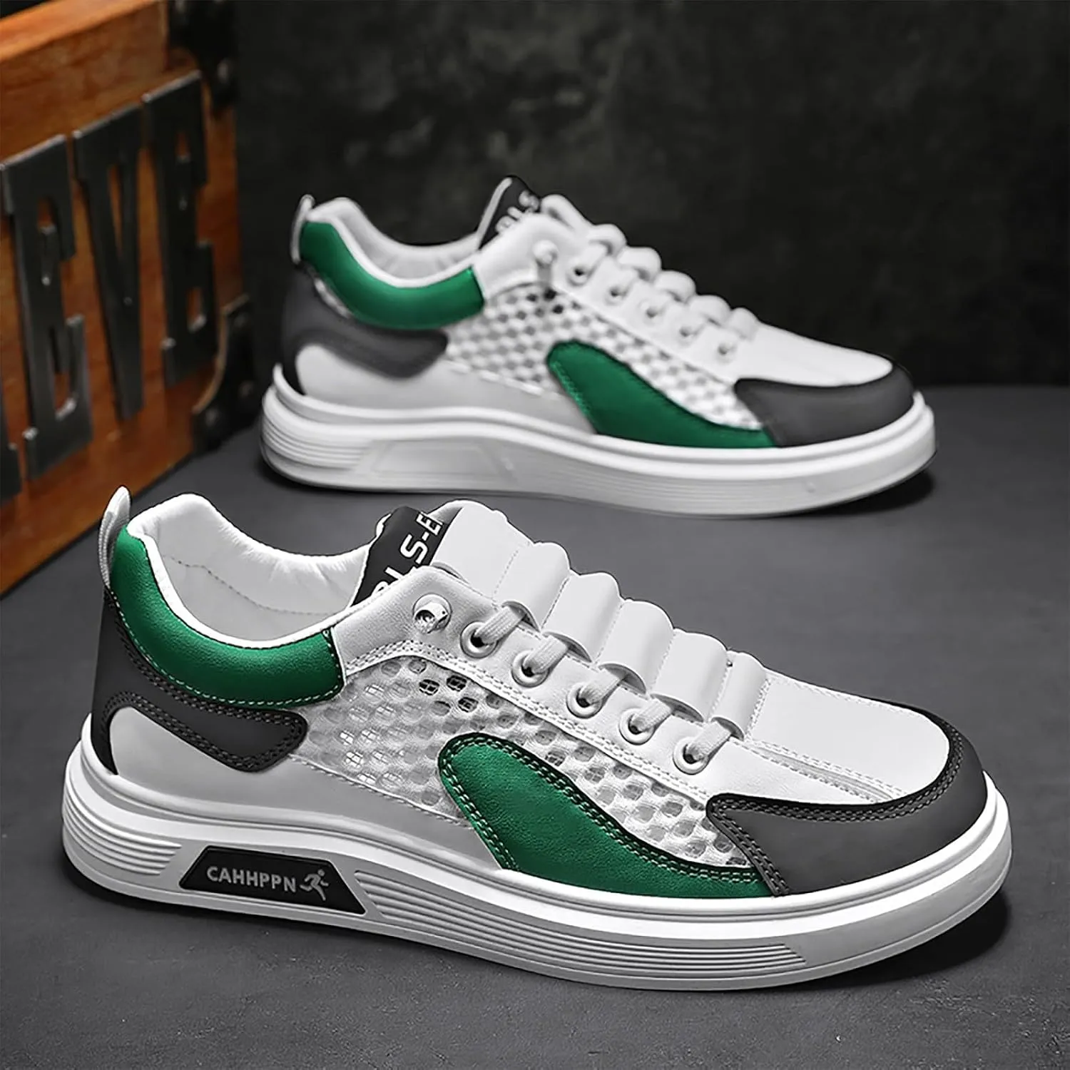 Jogging Walking Sneakers for Men Lightweight Sport Gym Jogging Walking Sneaker Men's Arch Support Insole Shoes