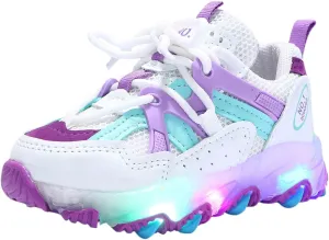 Kids Sneakers Toddler Boys Girls Lightweight Breathable Walking Shoes Children Luminous Flashing Shoes