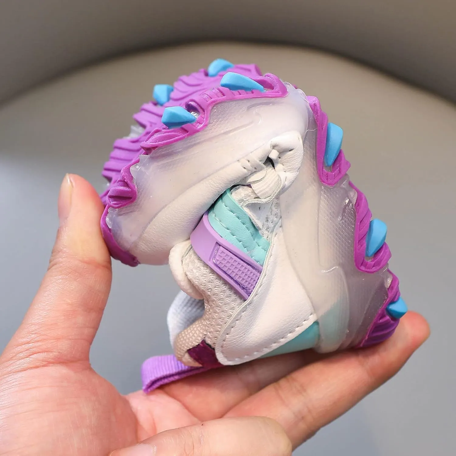 Kids Sneakers Toddler Boys Girls Lightweight Breathable Walking Shoes Children Luminous Flashing Shoes