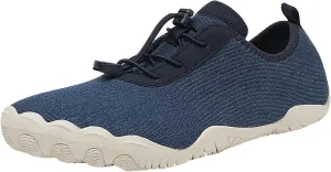 Mens Casual Shoes Wide Feet Casual Work Shoes Shoes Sneakers Men's KnitFlex Breeze Mesh Sneakers Oxfords Lace Steel Toe Tennis Shoe Cross Trainer Shoe
