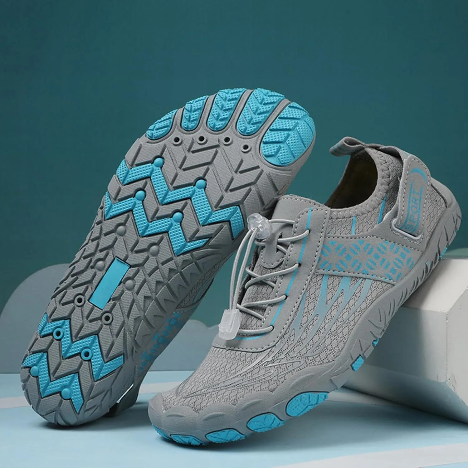 Men's Minimalist Barefoot Shoes Breathable and Light Outdoor Comfy Walking Shoe Men's Breathable Barefoot Shoes