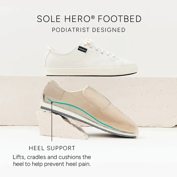 Nat II Sneaker - Silver Tumbled