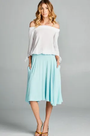 Perfect Pocket Skirt (mint)