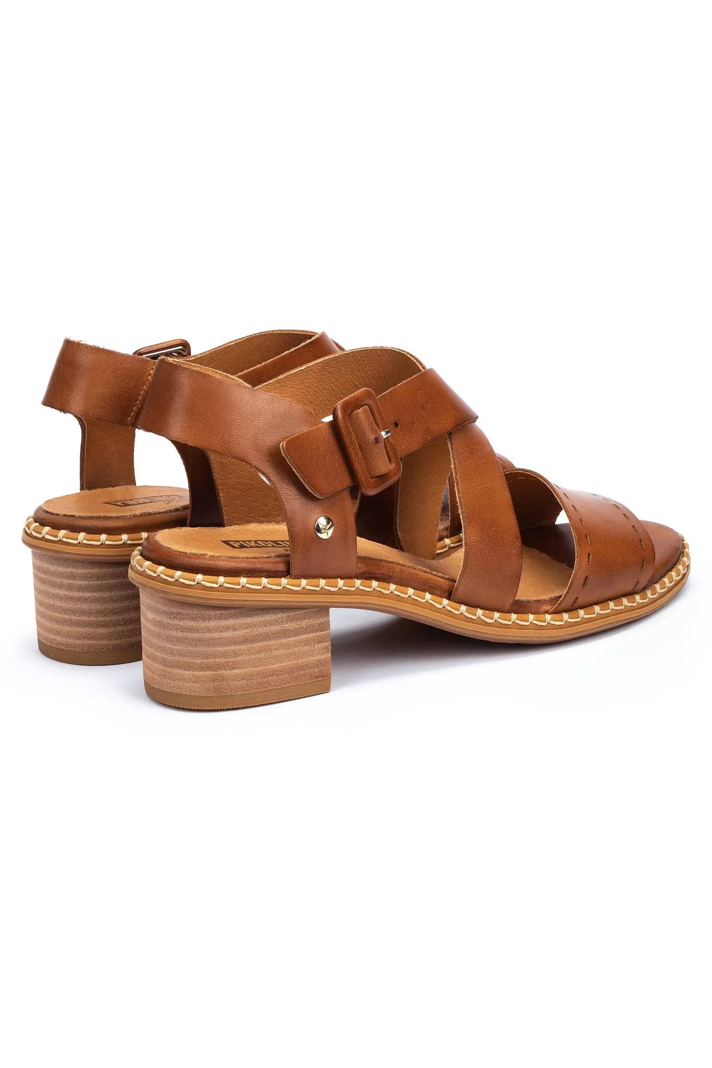 Pikolinos Blanes W3H-1892 Brandy Brown Leather Sandal