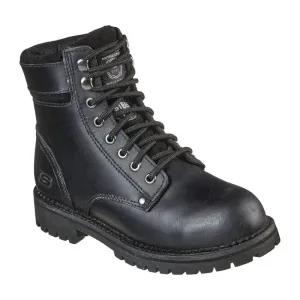Skechers Women's Brooten Steel Toe Boot - Black