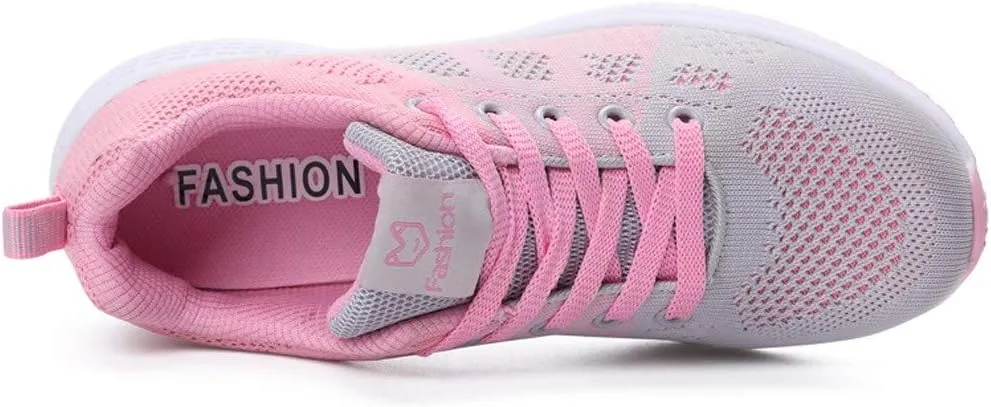 Sneakers for Women Casual Mesh Breathable Lace Up Walking Tennis Shoes Womens Wide Casual Work Shoes Fashion Sneakers 2025 Slip On Tennis Shoe Trainers Shoe