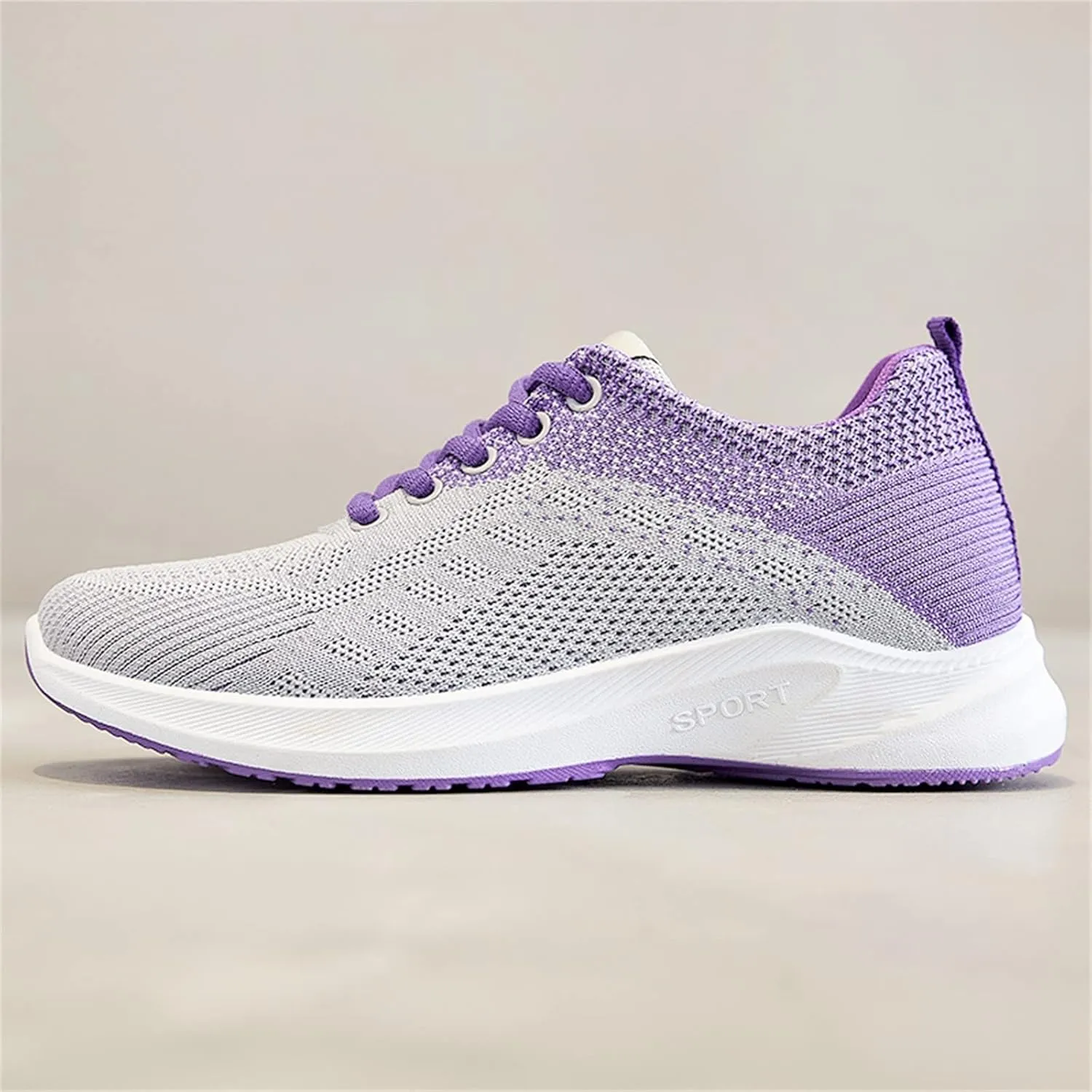 Sneakers for Women Running Shoes Fashion Walking Lace Up Walking Shoes Women Mesh Breathable Business Casual Shoes Platform Sneakers Brown Tennis Shoe Cross Trainer Shoe