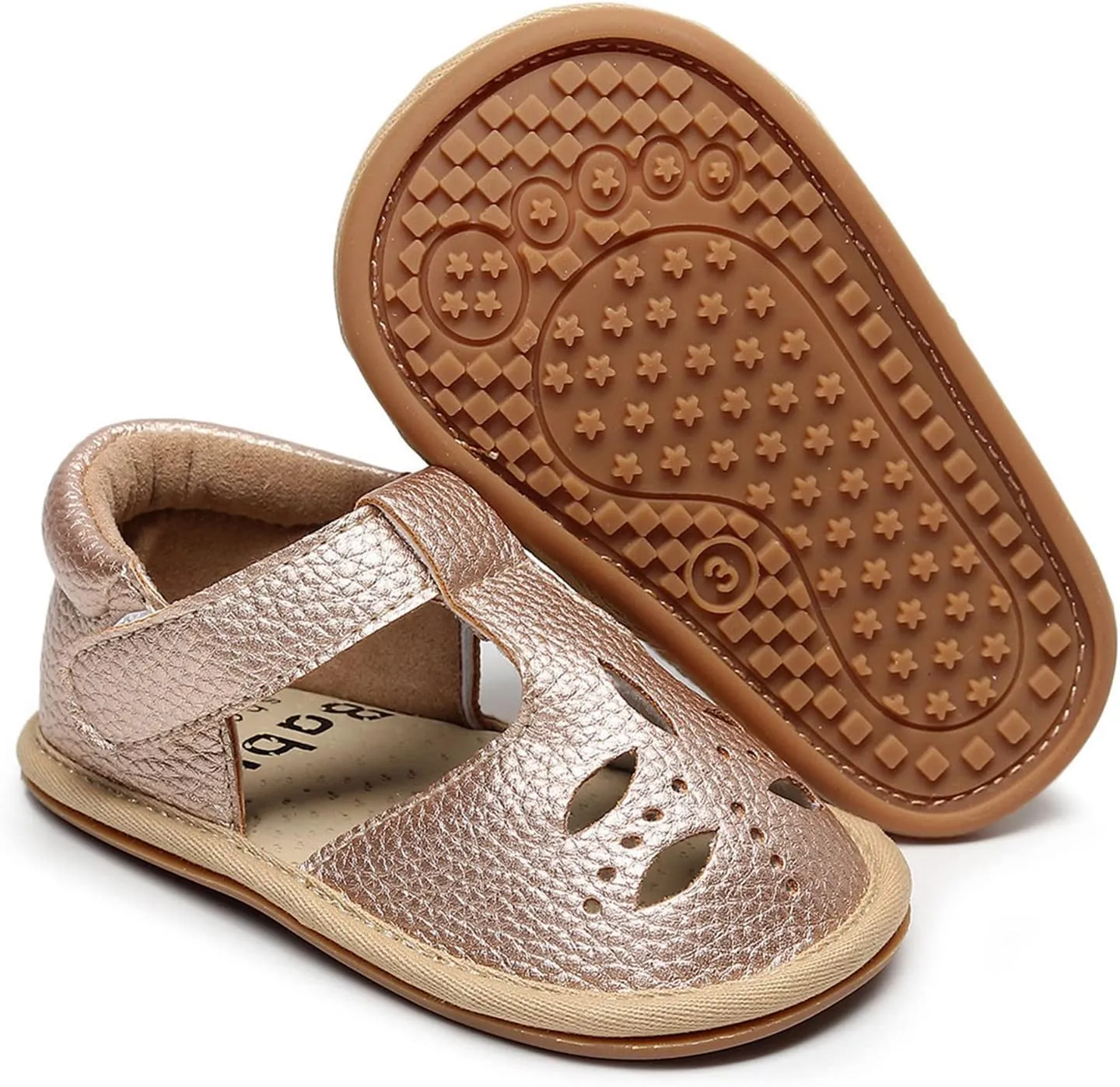 Toddler Baby Closed Toe Sandals Basic Summer Lightweight Walking Shoes Outdoor Sneakers for Toddler Boys Girls