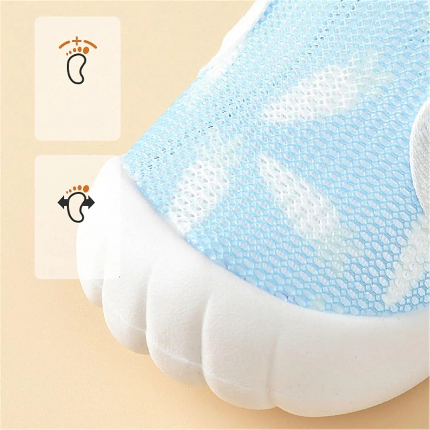 Toddler Baby Water Shoes Closed Toe Summer Lightweight Breathable Sandals Quick-Dry Barefoot Beach Swim Pool Shoes