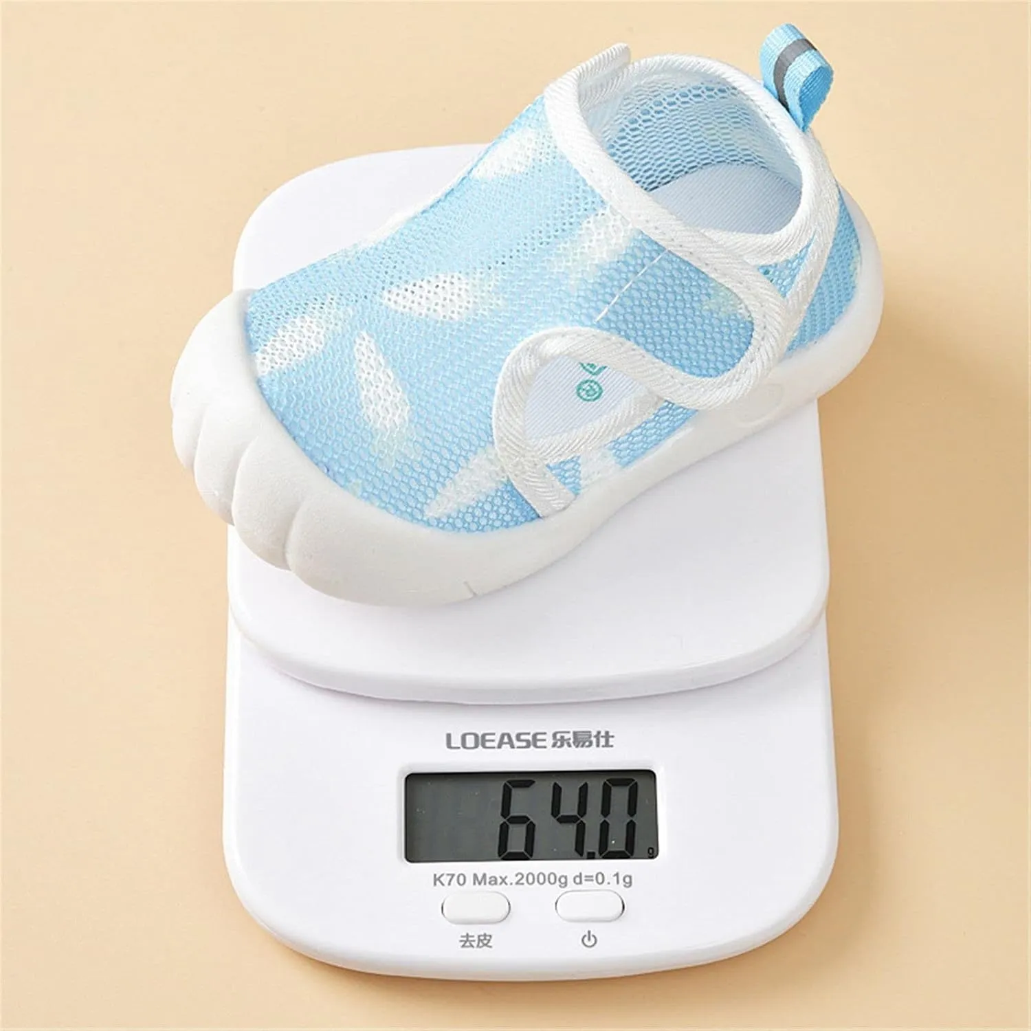 Toddler Baby Water Shoes Closed Toe Summer Lightweight Breathable Sandals Quick-Dry Barefoot Beach Swim Pool Shoes