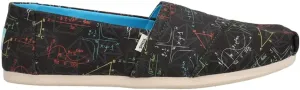 TOMS Womens Alpargata Slip On Flats Casual - Black