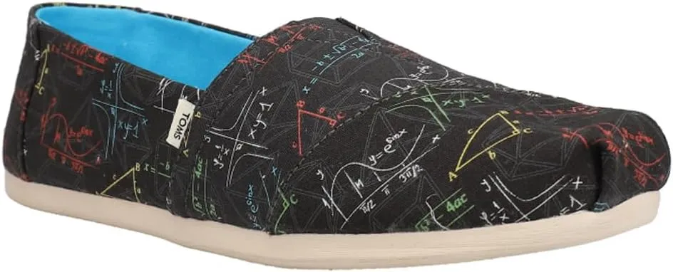 TOMS Womens Alpargata Slip On Flats Casual - Black