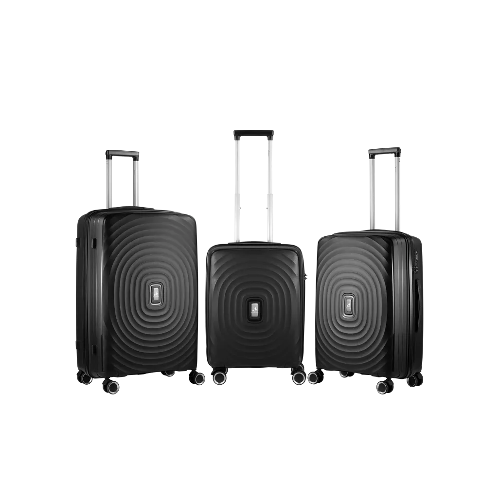 Travelwize Ripple PP 4-Wheel Spinner Luggage Suitcase