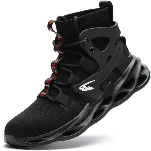 Unisex Steel Toe Work Shoes Industrial Construction Slip Resistant Shoes for Men Women