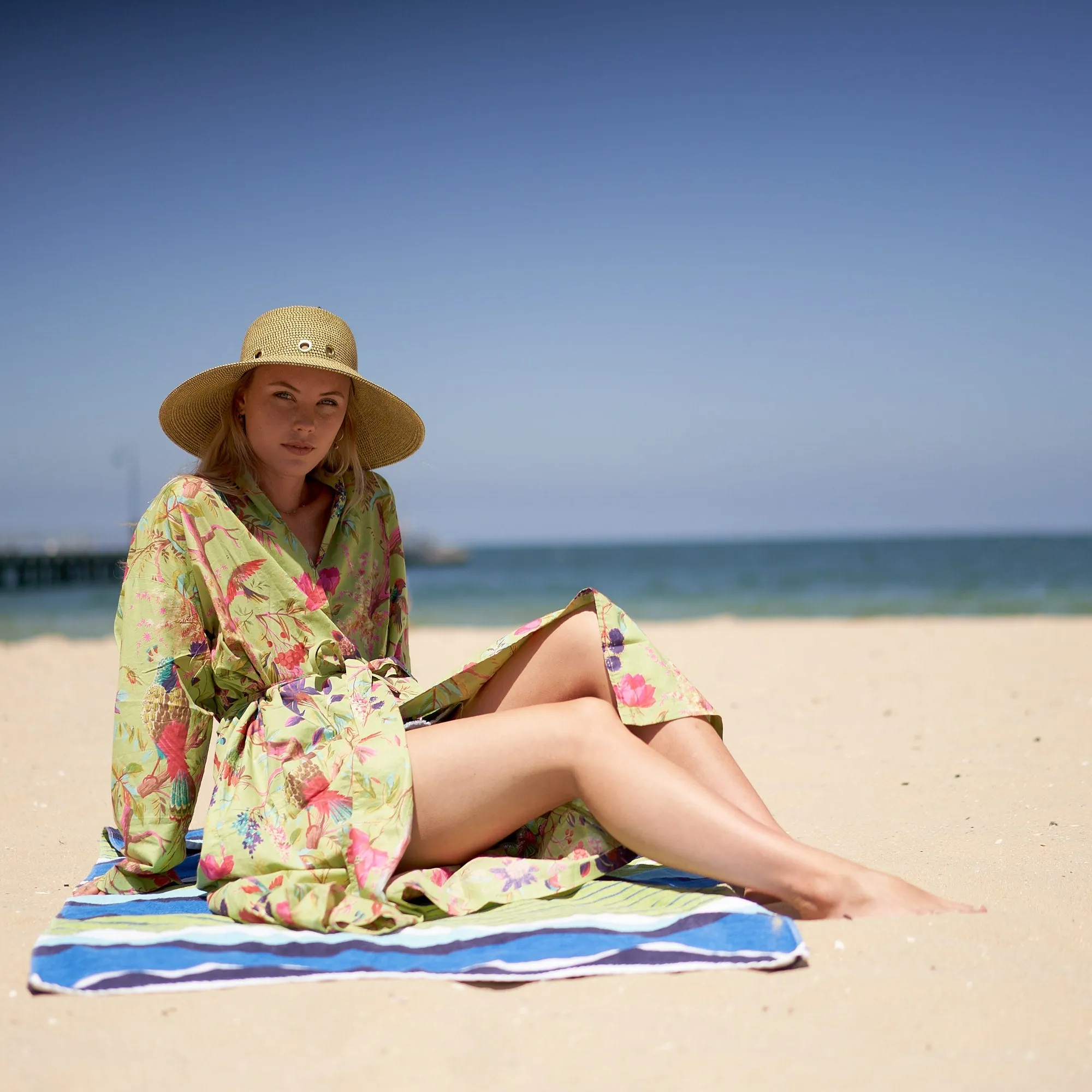 Weekend Escape Cotton Kimono Robe