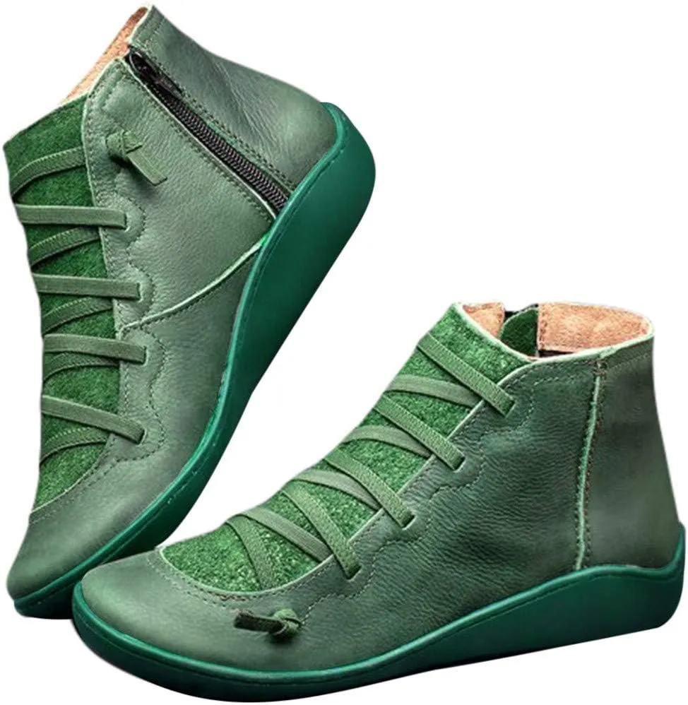 Winter Ankle Boots for Women Dressy Suede Ankle Boots for Women Flat Ankle Boots Dressy Pull On Stretch Sock Ankle Booties 2 Inch Heel Women Boots Ankle Leather Low Cut Ankle Boots