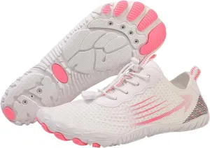 Womens Barefoot Shoes Wide Toe Box Slip On Walking Shoes Grounded Footwear for Women with Neuropathy Breathable Lightweight Hiking Zero Drop