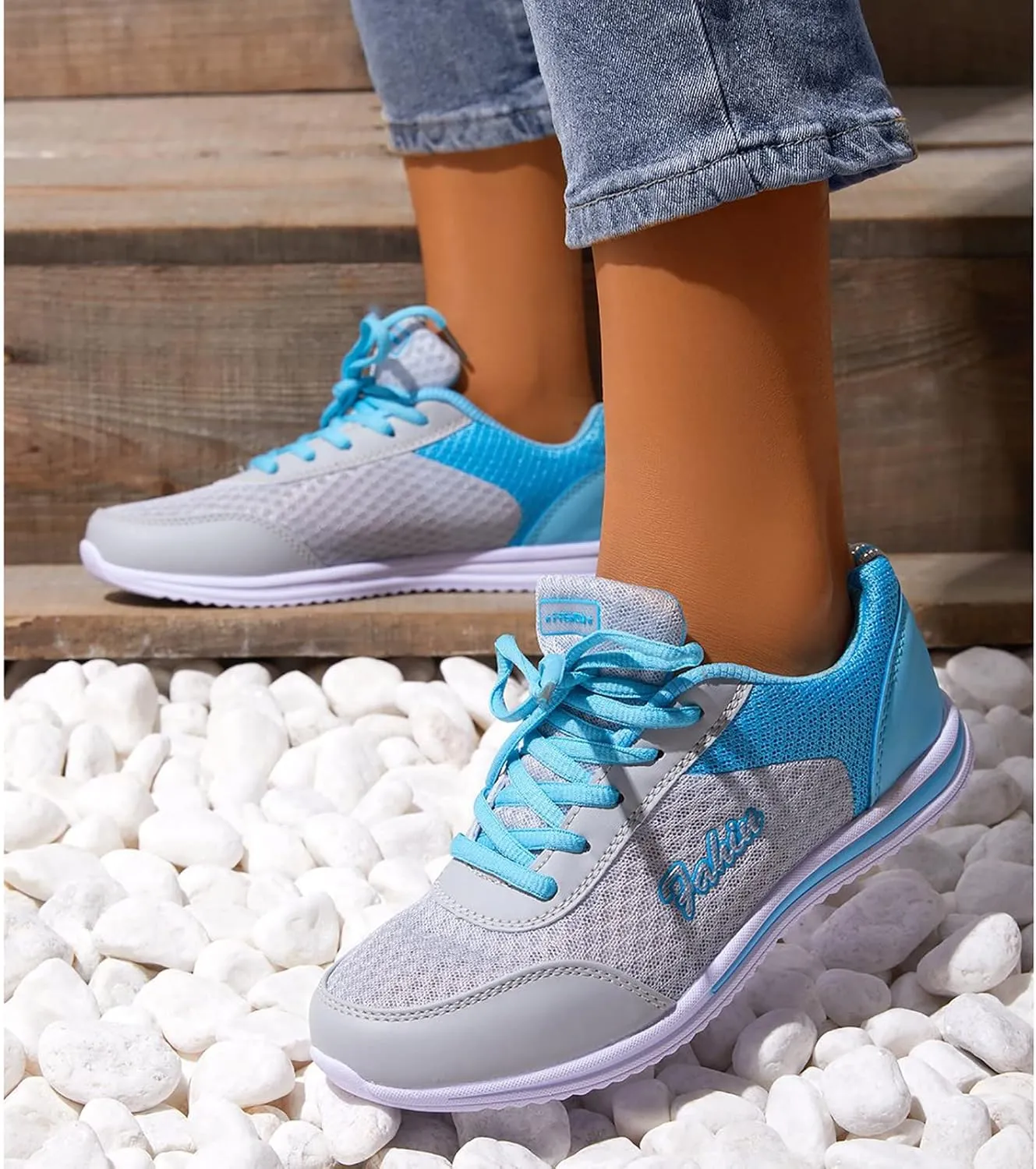 Womens Lace Up Sneakers Women Walking Tennis Shoes Tennis Shoes Womens Sports Brown Casual Shoes Fashion Sneakers 2025 Platform Tennis Shoe Trainers Shoe