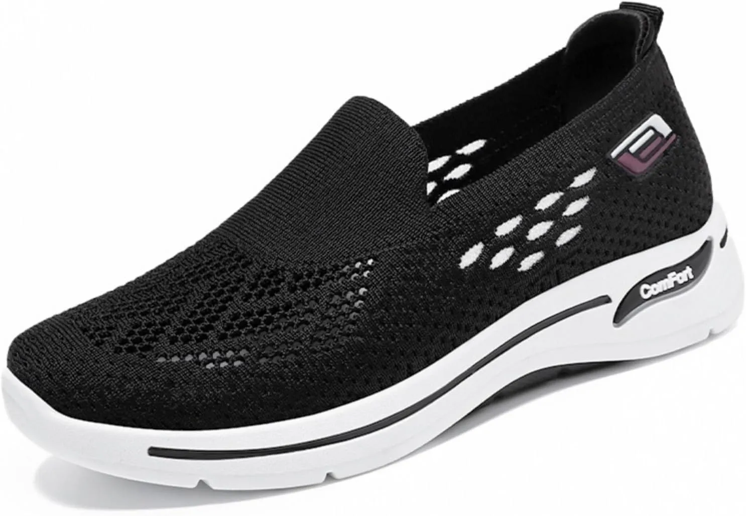 Womens Orthopedic Sneakers Arch Support Mesh Hollow Out Breathable Sneaker Comfortable Non Slip Work Shoes Nurse Shoe Footwear Outdoor Running Sneakers Walking Shoes