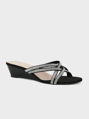 Womens "TOMEDUS" Cross Over Wedge Sandals