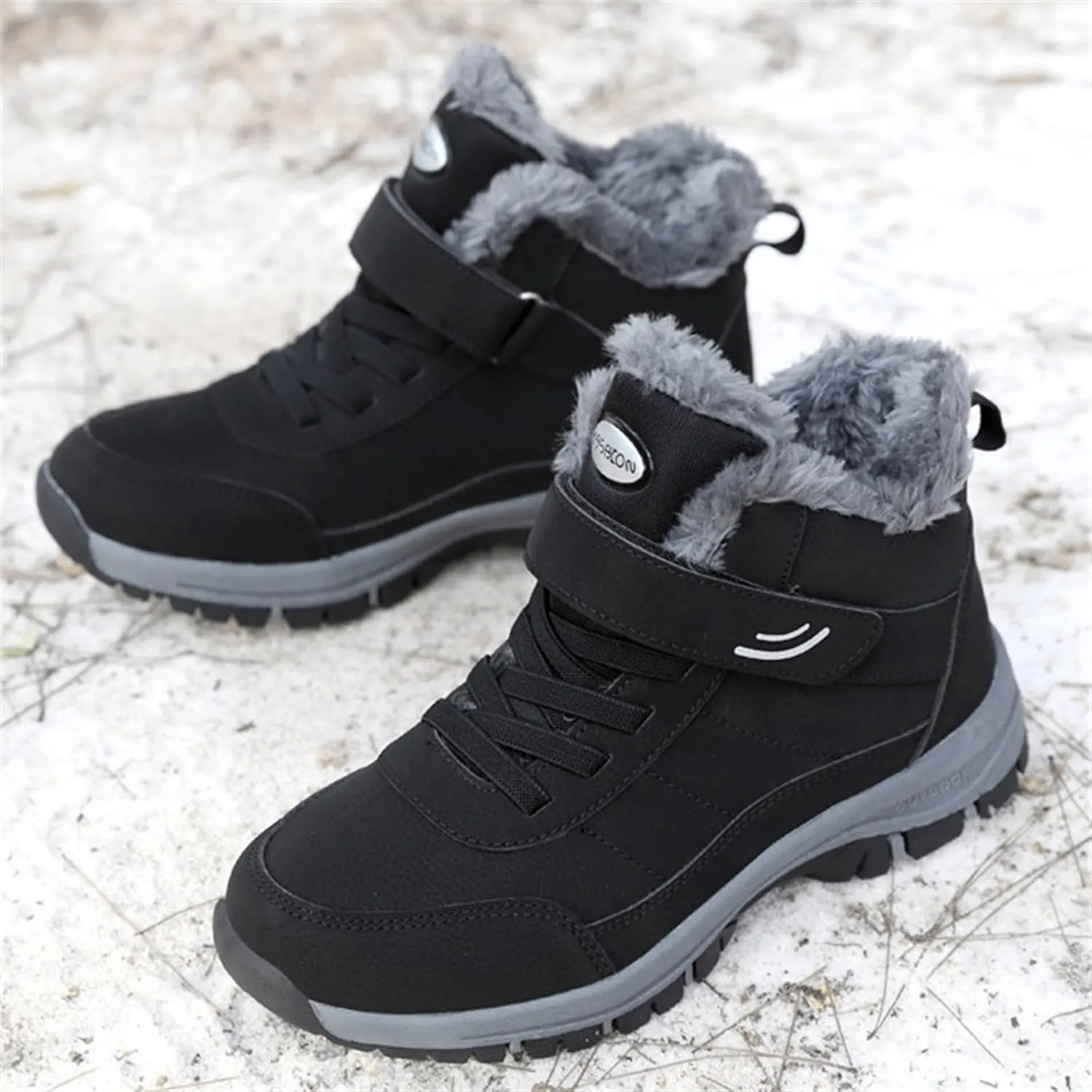 Work Boots for Men Slip On Hiking Sneakers Shoes with Hook Loop Workout Shoes for Women Composite Toe Platform Shoes Composite Toe Botas Hike Grounded Footwear