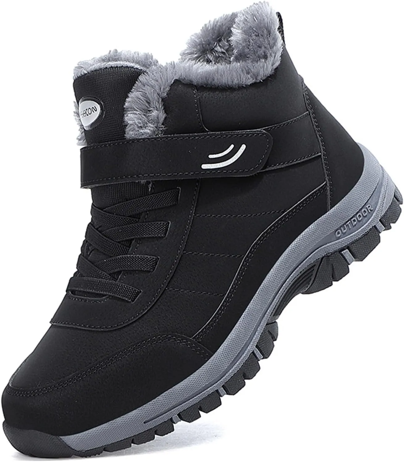 Work Boots for Men Slip On Hiking Sneakers Shoes with Hook Loop Workout Shoes for Women Composite Toe Platform Shoes Composite Toe Botas Hike Grounded Footwear